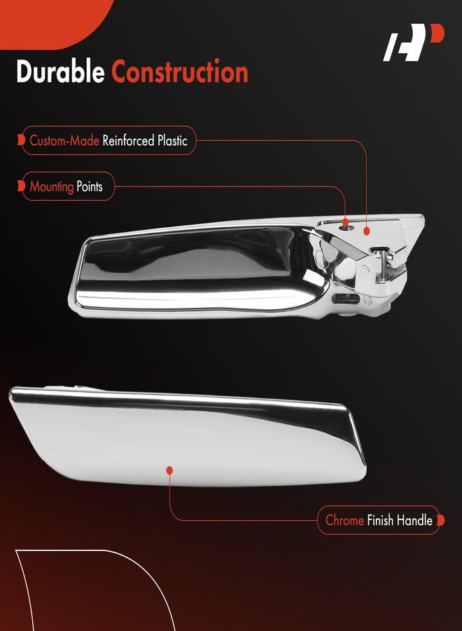 أ-بريميوم مقابض أبواب داخلية A-Premium - أمامية وخلفية - جهة السائق والراكب - متوافقة مع سيارات شيفروليه سيلفرادو، تاهو، سابربان، أفالانش، وجي إم سي سييرا، يوكون، وكاديلاك موديلات 2007-2014 - Image 5